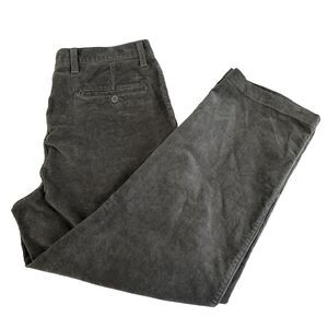 Mens Dockers Straight Fit Corduroy Pants Size 36x29 Gray Preppy